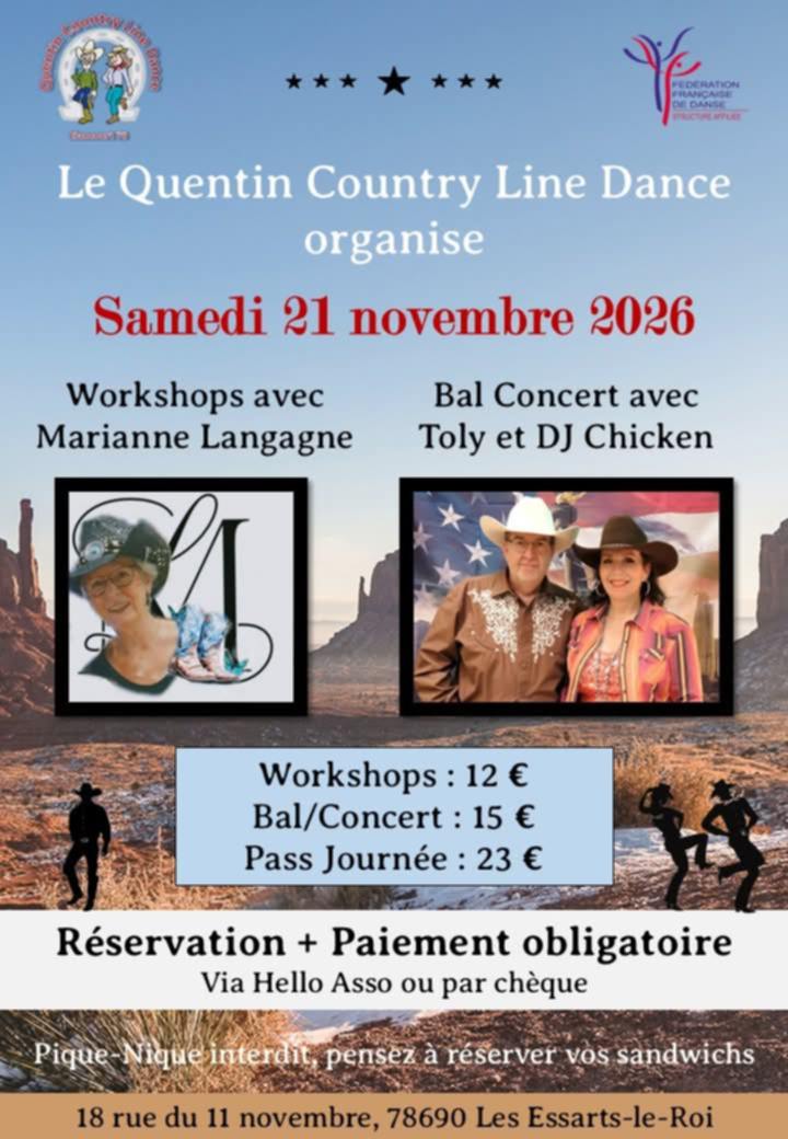 WORKSHOP chez Quentin Country Line Dance